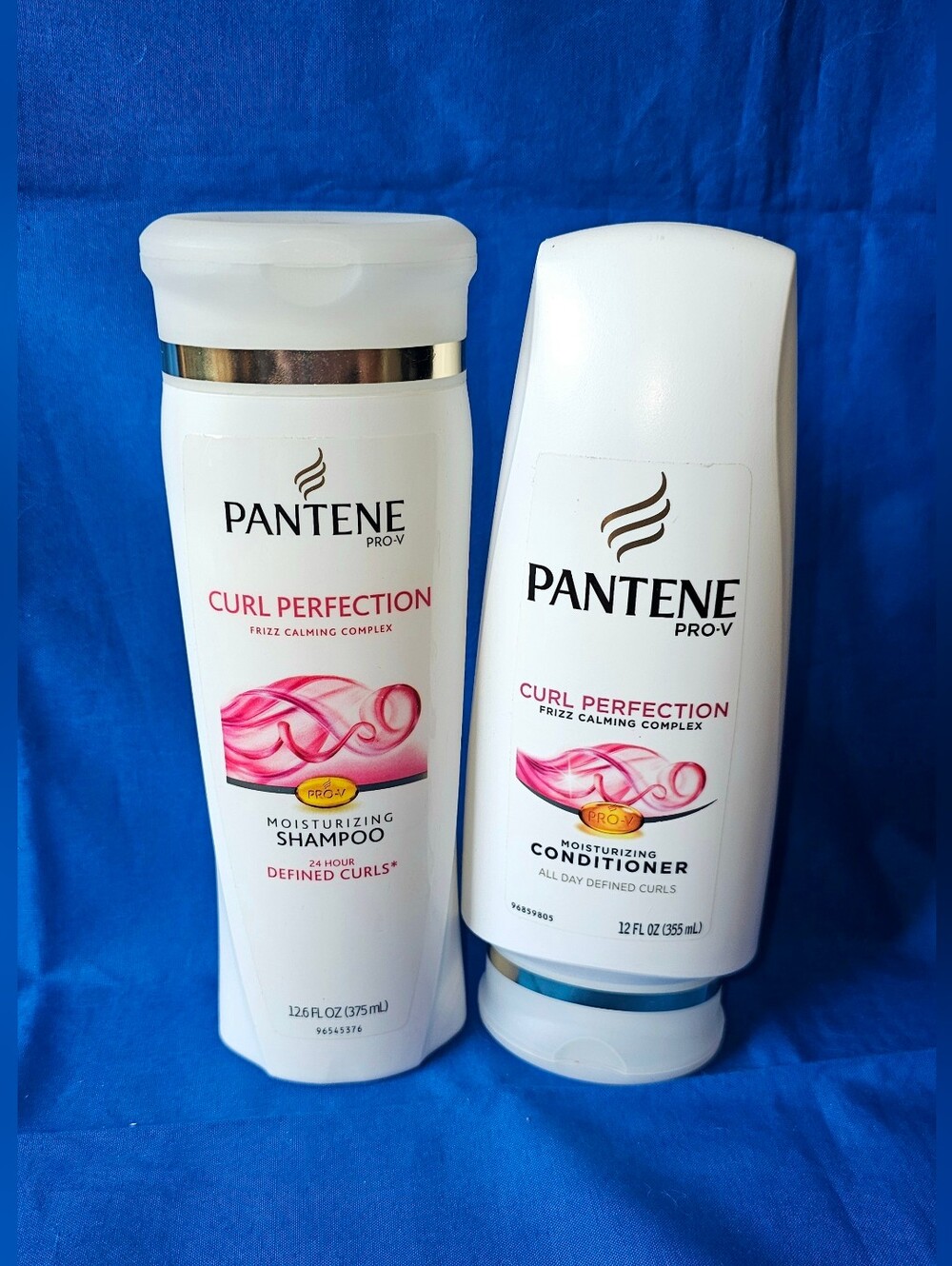 Pantene Pro-V Curl Perfection Shampoo & Conditioner 2Pk For Curly Wavy Hair 12oz